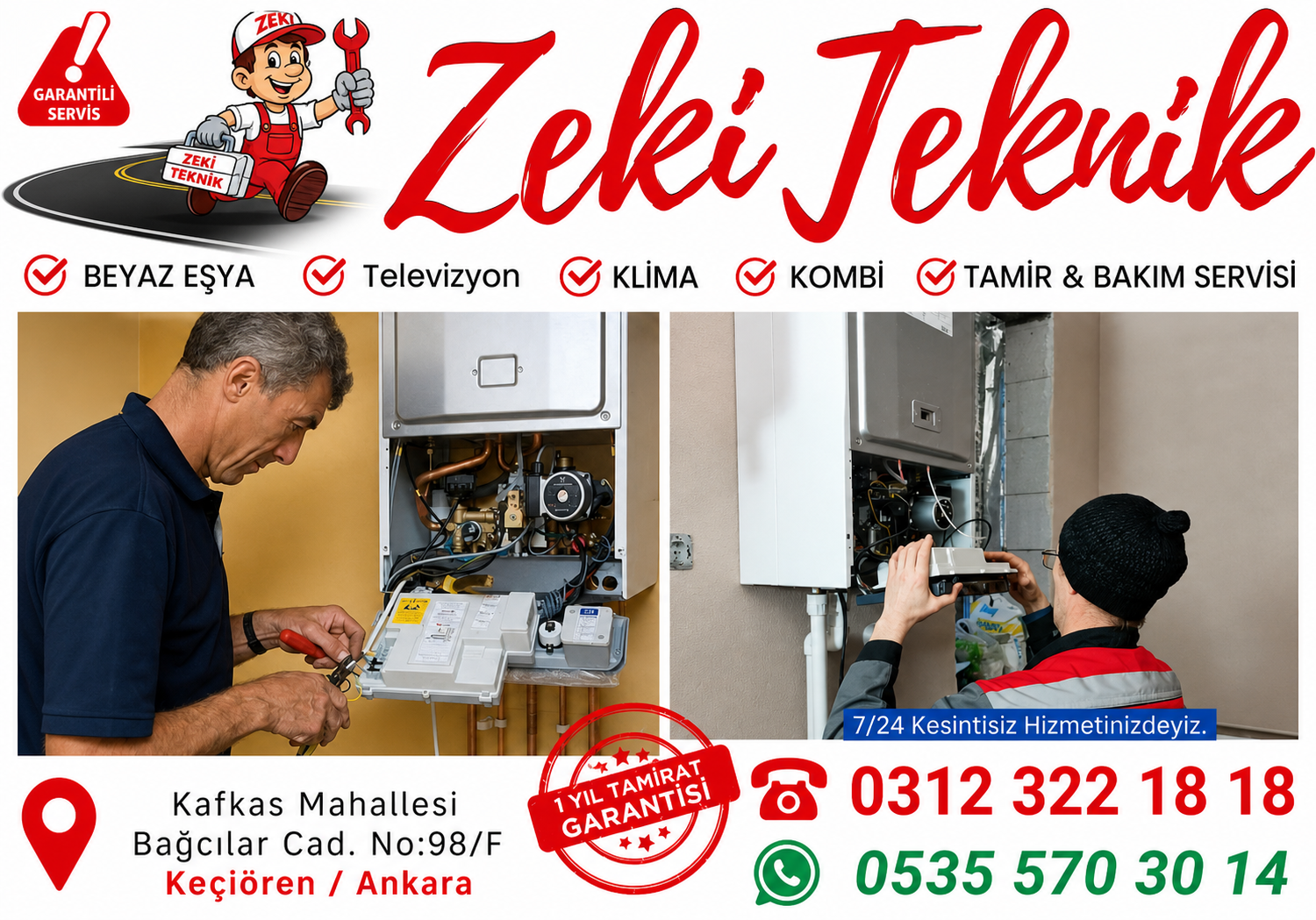 Bağlum Baymak Kombi Servisi